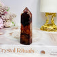 High Grade Fire Quartz Tower 8.5cm
