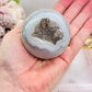 Stunning High Grade Druzy Agate Sphere on Stand 272grams