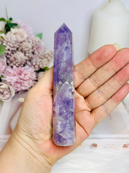 Tall Amethyst Tower 13cm
