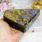 Large Labradorite Freeform with Pink & Purple Flash 847g 13.5cm