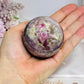High Grade Pink Tourmaline Sphere On Stand 280g