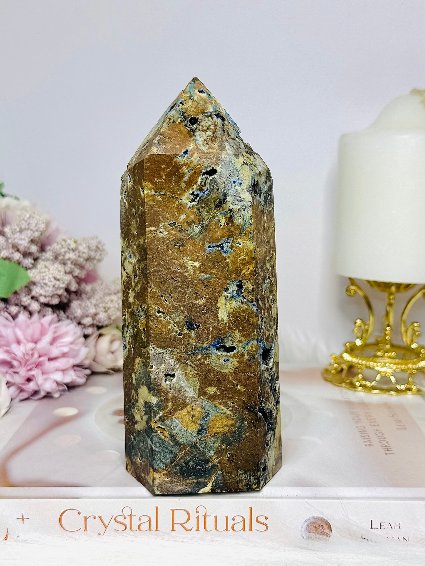 Large Chunky Azurite Tower 15.5cm 688g