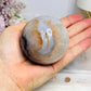 Natural Dentrictic Agate Druzy Sphere On Stand 333g