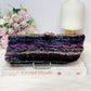 Large Natural Fluorite Slab On Stand 20cm
