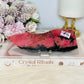 High Grade Rhodonite Slab on Stand 15cm