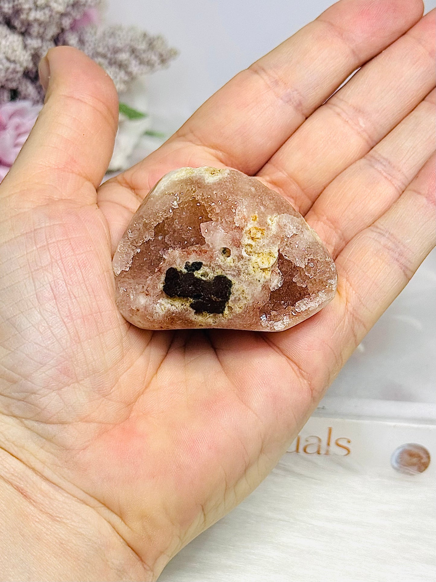 Pink Amethyst Druzy Freeform 5cm