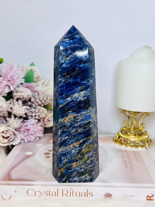 Large Sunset Sodalite Chunky Tower 19cm 705g