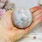 Large Flower Agate Sphere on Stand 319g