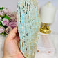 Hemimorphite Slab On Stand 19.5cm