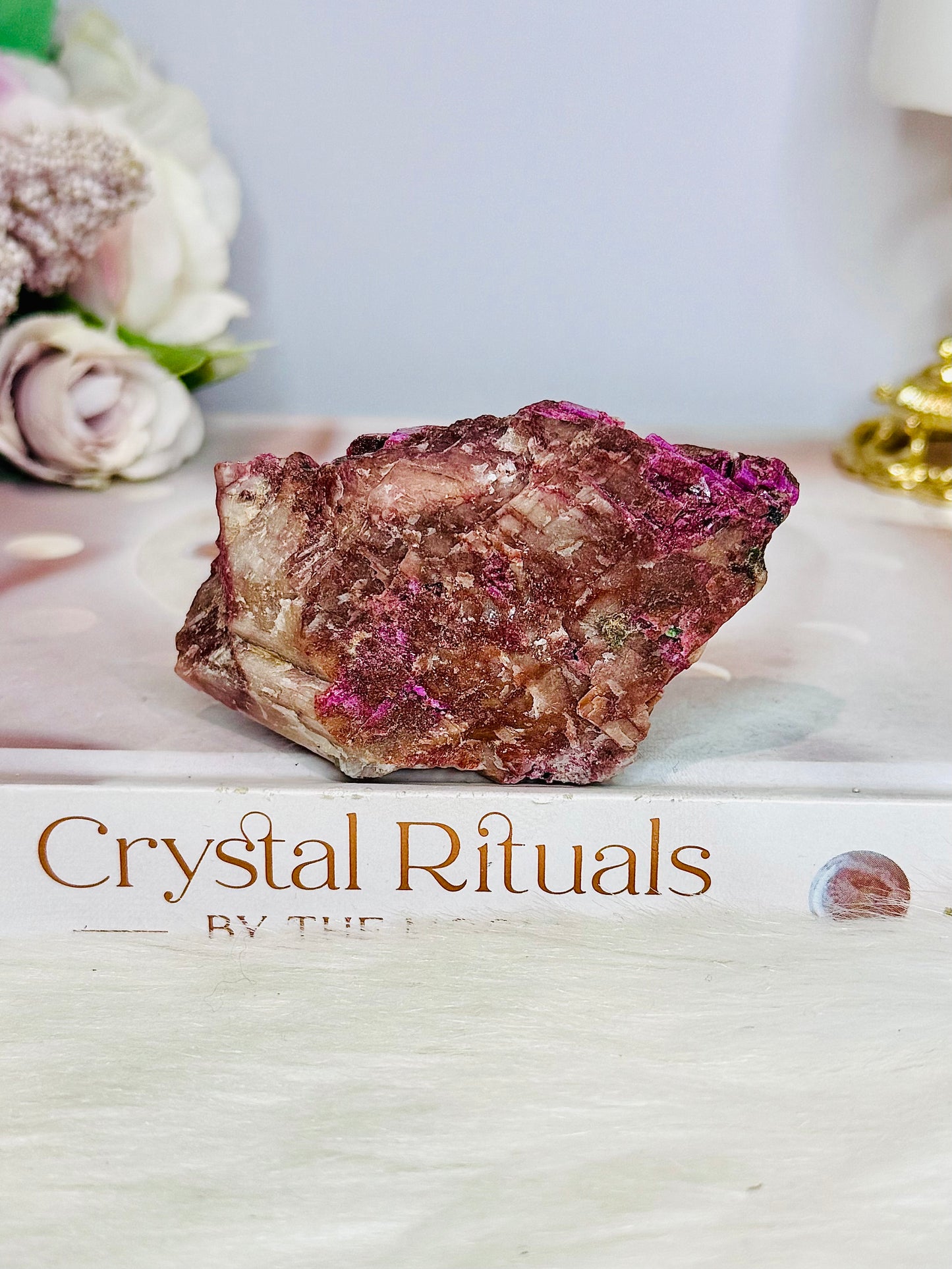 Natural Pink Cobaltian Calcite Specimen 7.5cm