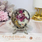 Large Pink Tourmaline Sphere On Stand 362g