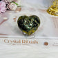 Chunky Pyrite Druzy Heart on Stand 5cm