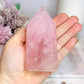 High Grade Rose Quartz Tower 329g