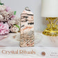 Pink Zebra Jasper Chunky Tower 9cm