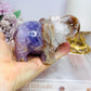 Amethyst X Mexican Lace Agate Elephant 11cm 408g