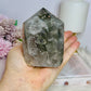 Garden Quartz | Lodolite Chunky Tower with Rainbows 563g