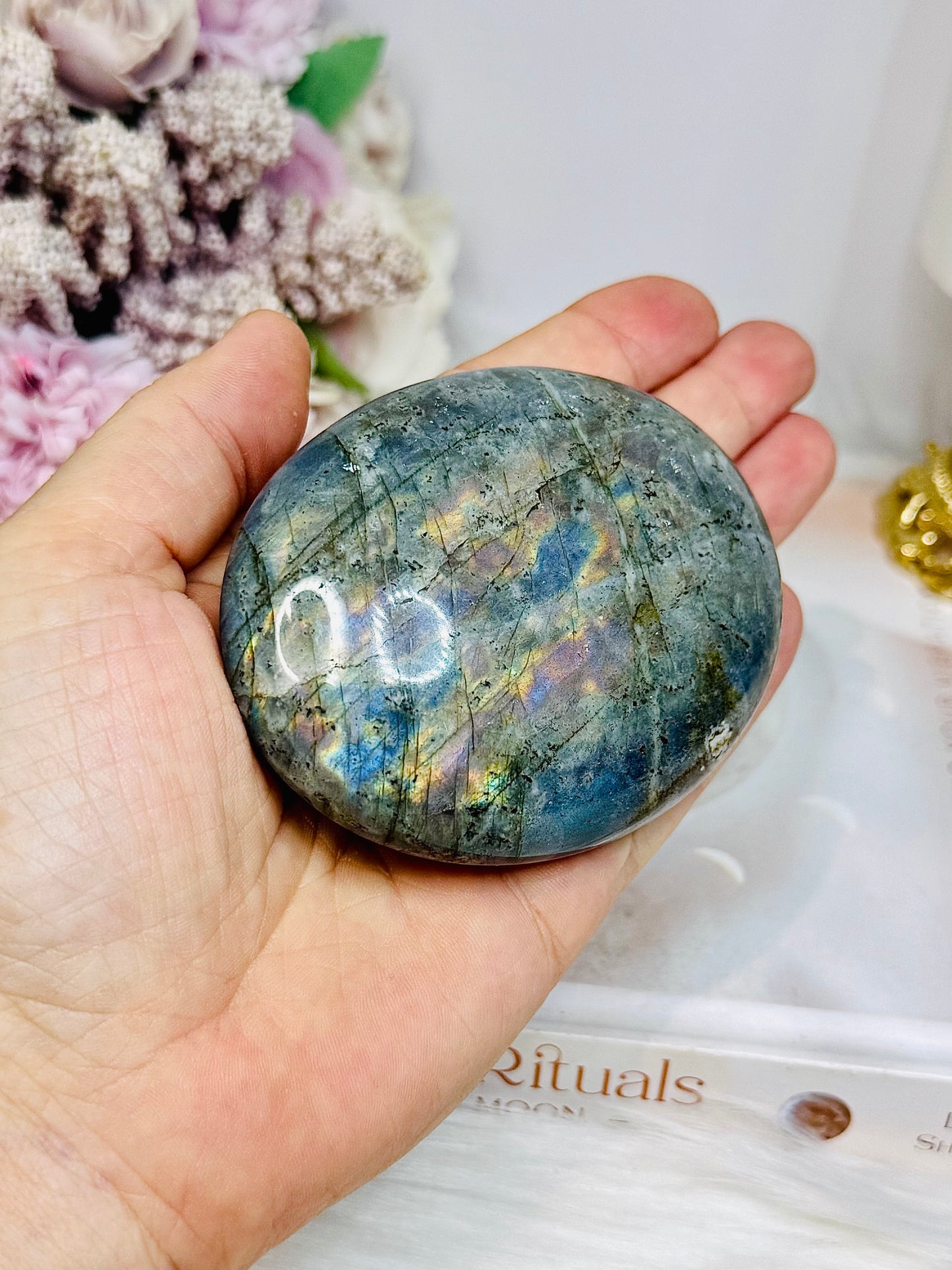 Labradorite Freeform full of Flash 9cm