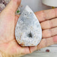 Mexican Lace Agate Druzy Freeform | Flame 7.5cm