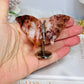 Fire Quartz Butterfly 6cm