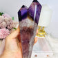 Large High Grade Amethyst with Ametrine Inclusions Double Tower 21.5cm