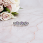 Adjustable Amethyst Ring In Gift Bag