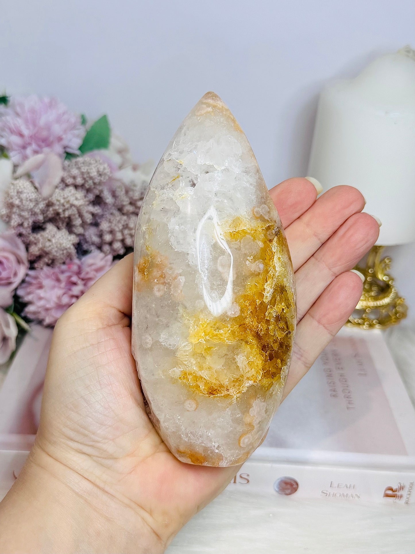 Large Pink Amethyst Druzy Freeform 14cm 522g