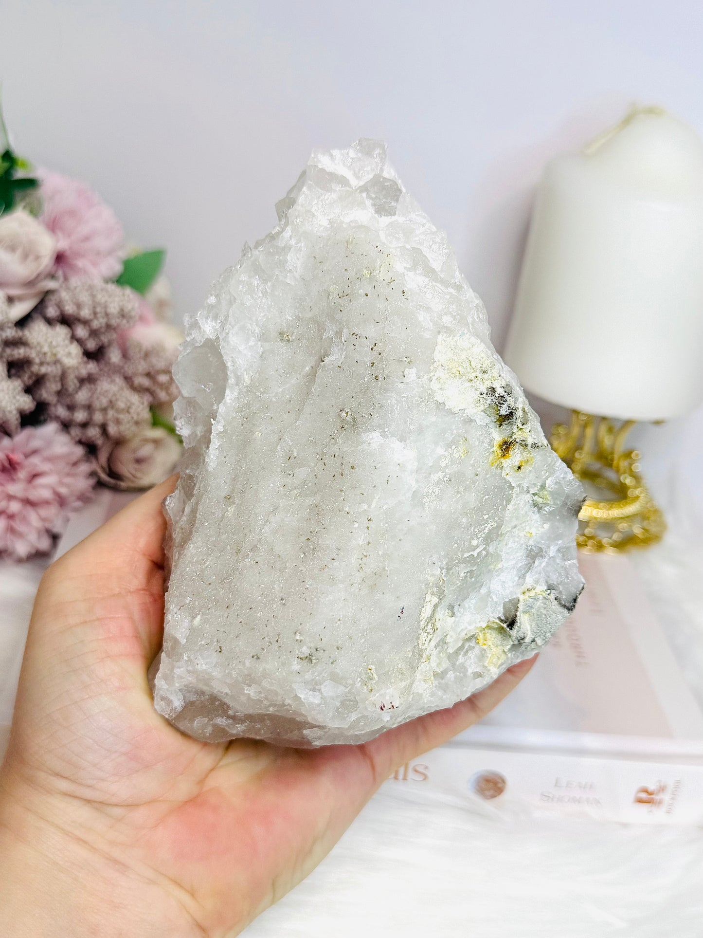 Clear Quartz Cluster (some broken points) 13cm 1.09KG Reduced