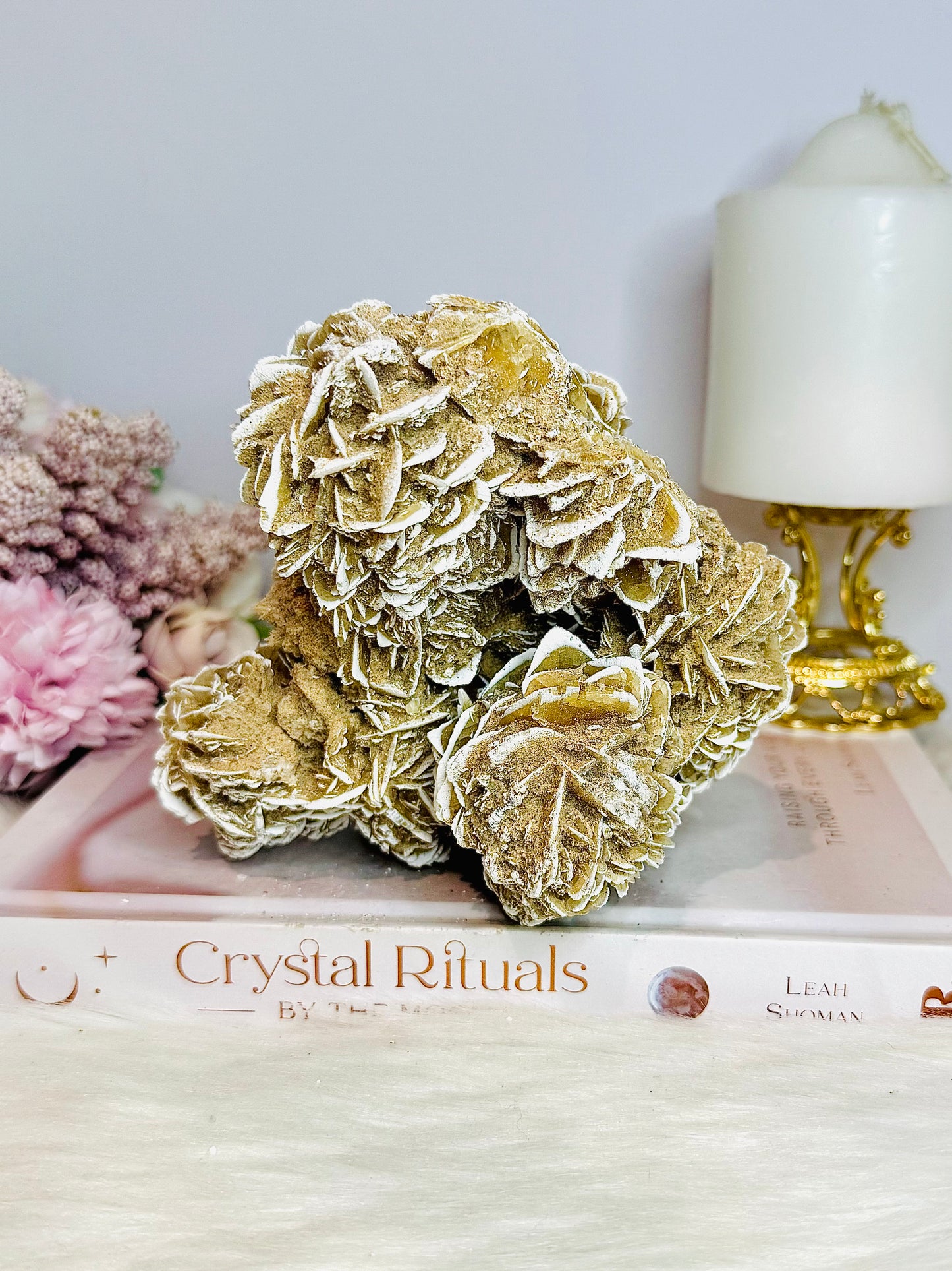 Natural Large Desert Rose Selenite Specimen 747g