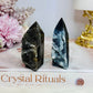 Set of 2 Sphalerite Towers 6cm