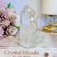 Magical High Grade Clear Quartz Tower 10cm with Stunning Rainbows