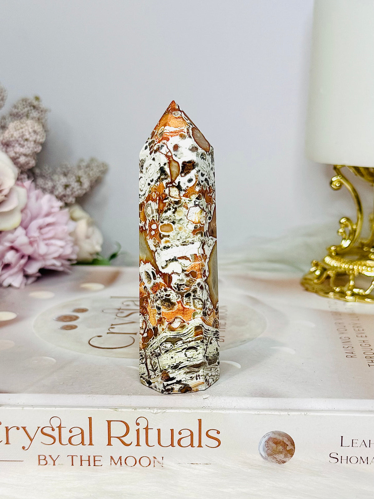 Money Agate Tower 9.5cm