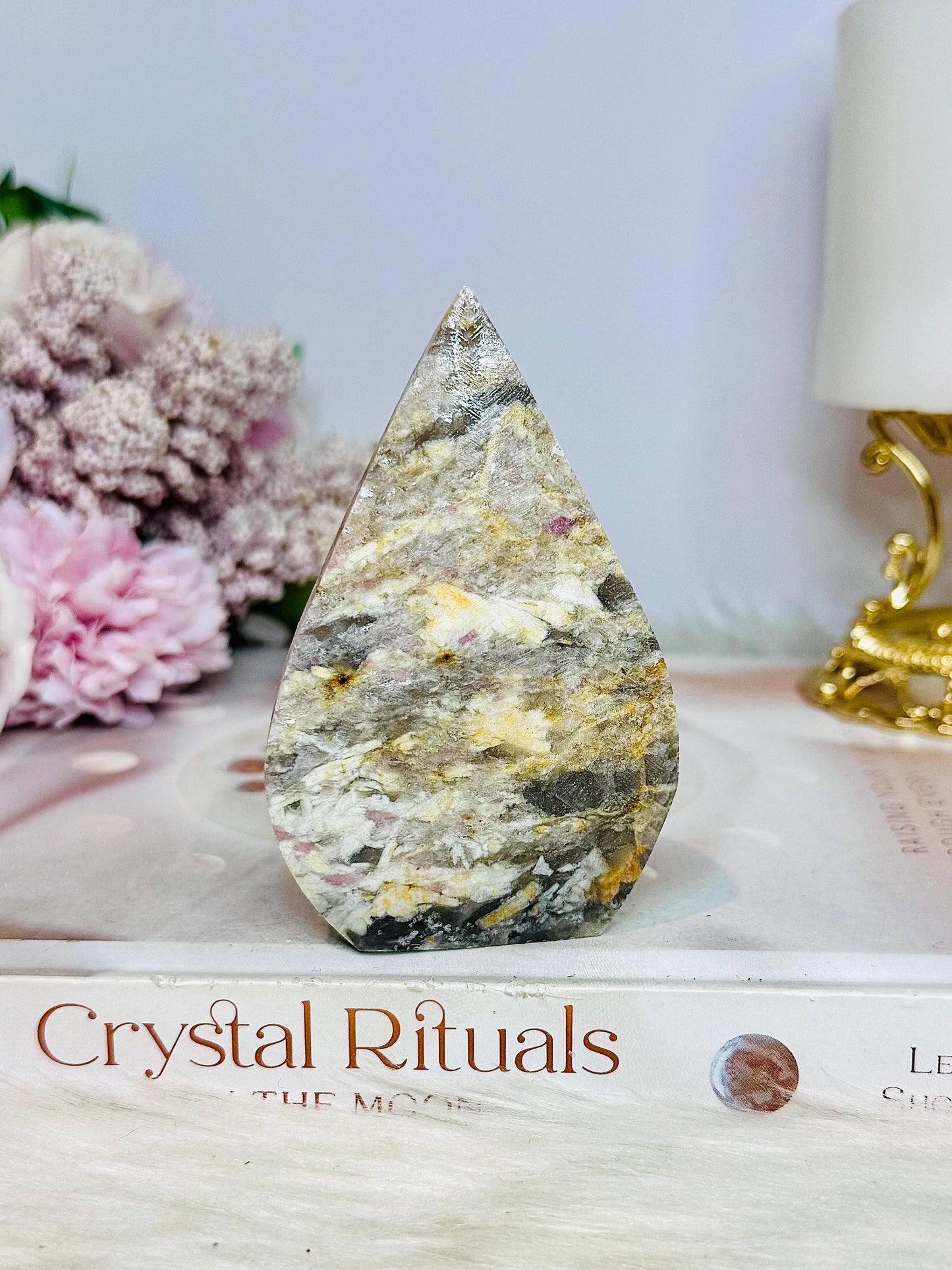 Pink Tourmaline Flame | Freeform 9cm