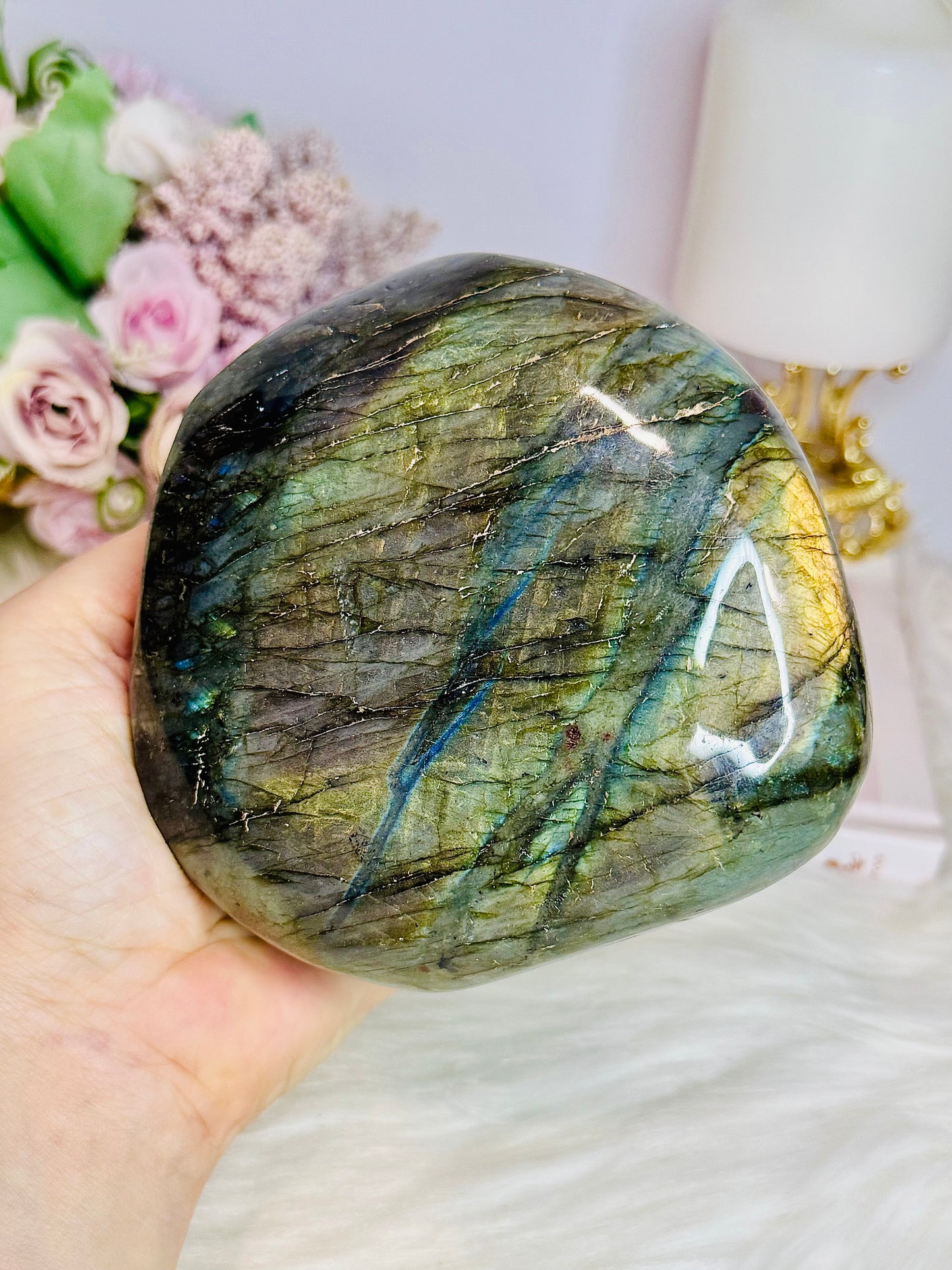 Large Labradorite Freeform Full of Flash 1.26kg