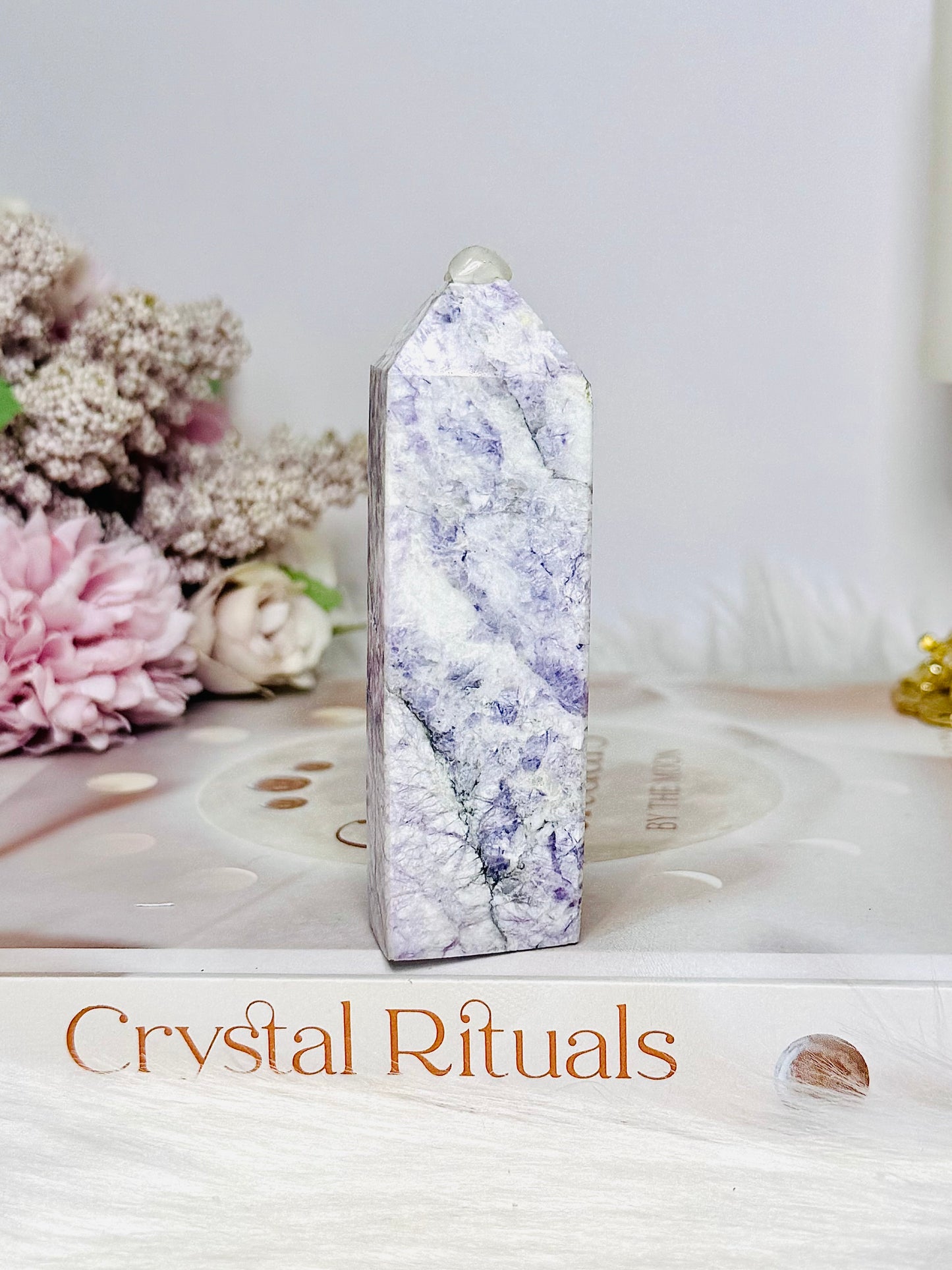 Purple Jade Tower 9cm