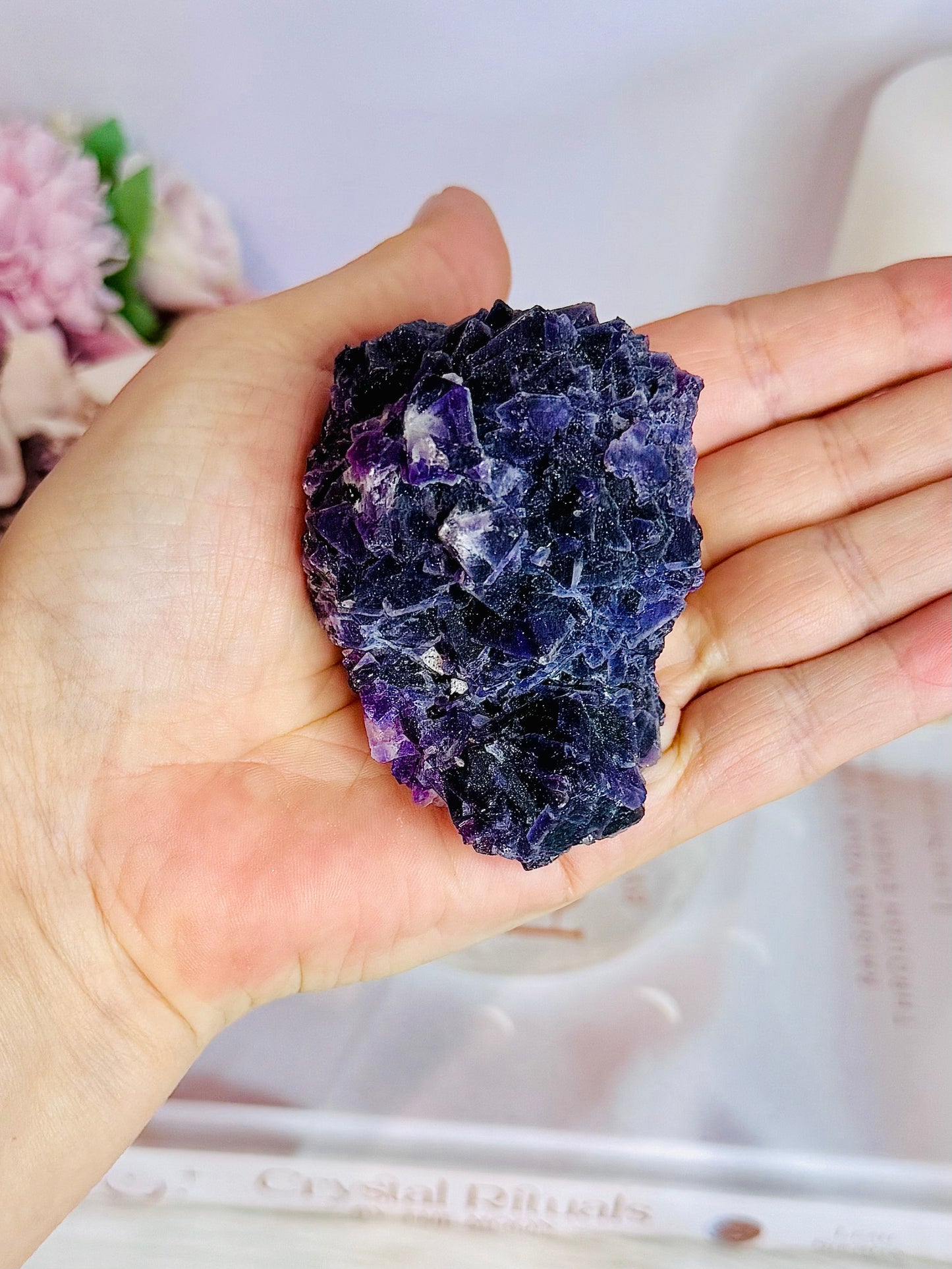 Incredible High Grade Deep Purple Natural Fluorite Specimen 7cm