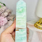 Pistachio Calcite Tower 13.5cm