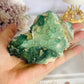 Natural Green Cubed Fluorite In Matrix Specimen 444grams