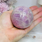 Large Kunzite Sphere on Stand 398g