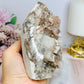 Large Natural Pink Lithium Cluster Tower From Brazil 701g 14cm