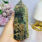 Large Natural Grape Agate | Chalcedony Tower 13.5cm 391g