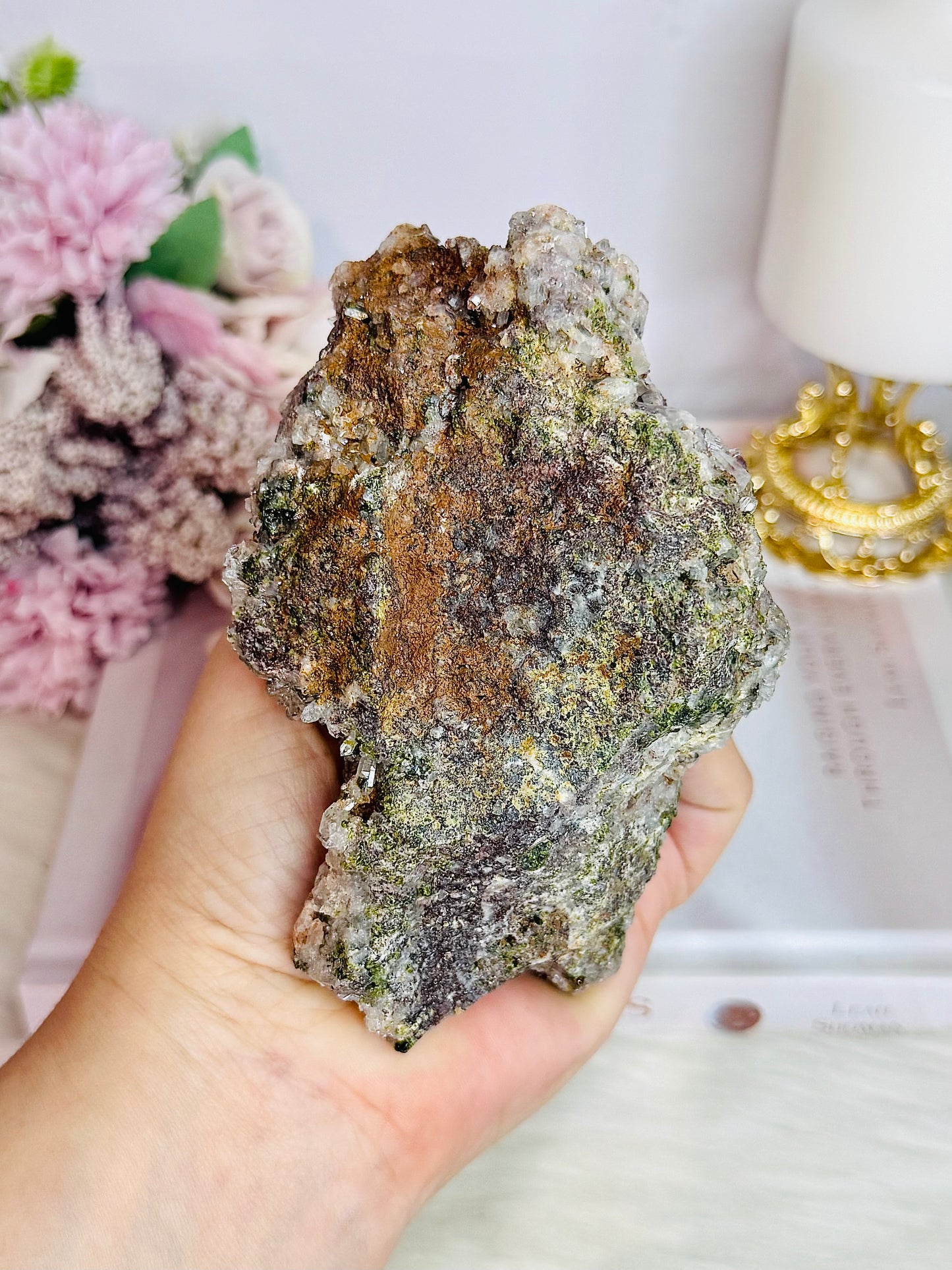 Beautiful Sparkling Large Natural Pink Amethyst Freeform 512grams From Brazil