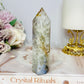 Druzy Flower Agate Tower 12cm