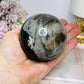 Natural Volcano Agate Druzy Sphere UV Reactive On Stand 445g