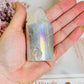 Chunky Angel Aura Druzy Agate Tower | Cylinder 8cm