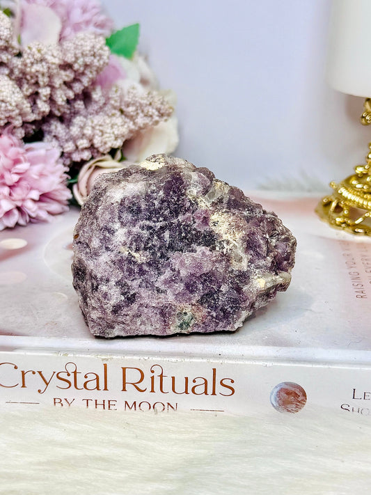 Natural Lepidolite Rough Specimen 217g 8cm