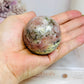 Peach Blossom Tourmaline Sphere On Stand 196g