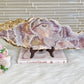 Statement Piece ~ Huge Chunky Pink Amethyst Slab on Stand 2.9KG 19cm