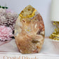 Chunky Druzy Pink Amethyst Flame 12cm