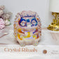 Large Aura Rose Quartz Carved Hedgehog 554g