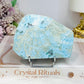 A Collectors Piece ~ Natural Larimar Slab On Stand 10cm 169g